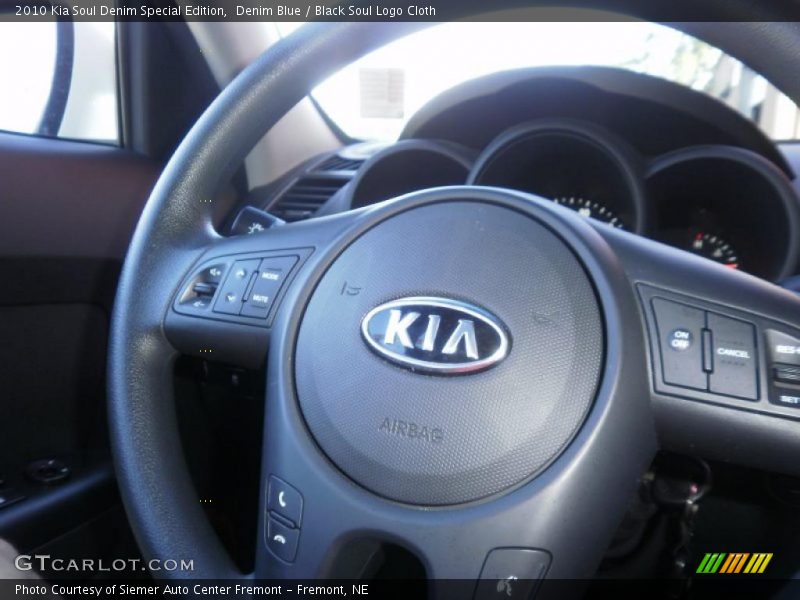 Denim Blue / Black Soul Logo Cloth 2010 Kia Soul Denim Special Edition