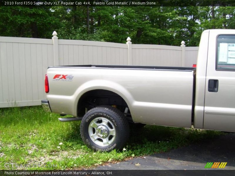 Pueblo Gold Metallic / Medium Stone 2010 Ford F350 Super Duty XLT Regular Cab 4x4