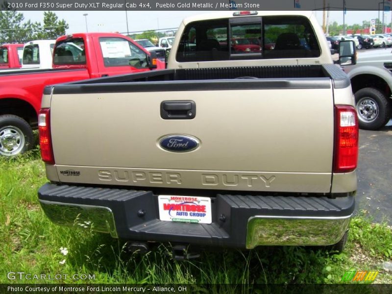 Pueblo Gold Metallic / Medium Stone 2010 Ford F350 Super Duty XLT Regular Cab 4x4