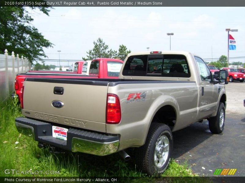Pueblo Gold Metallic / Medium Stone 2010 Ford F350 Super Duty XLT Regular Cab 4x4