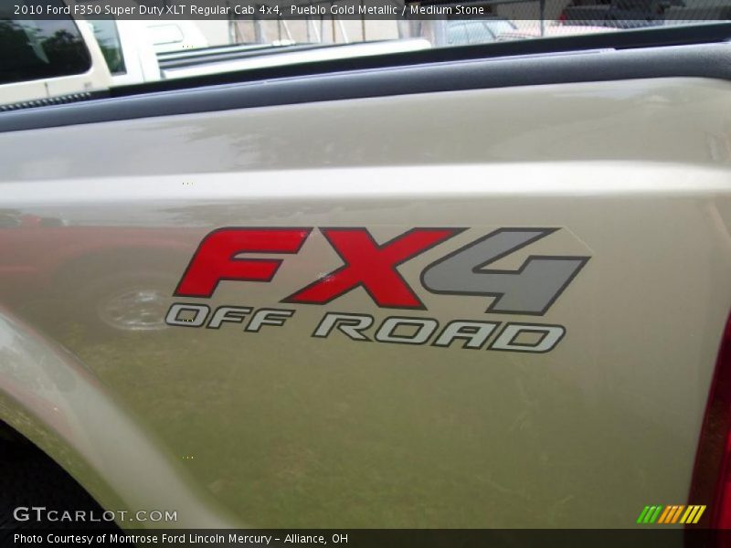Pueblo Gold Metallic / Medium Stone 2010 Ford F350 Super Duty XLT Regular Cab 4x4