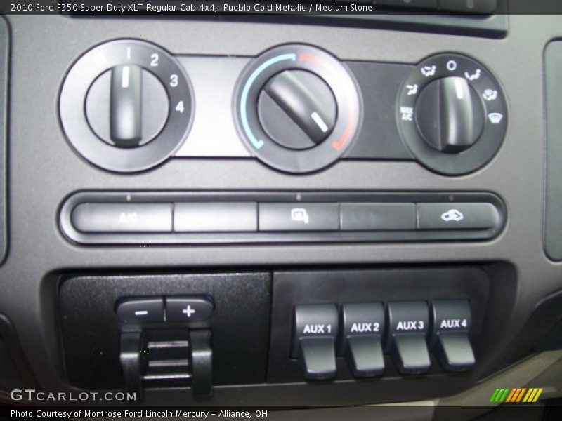 Pueblo Gold Metallic / Medium Stone 2010 Ford F350 Super Duty XLT Regular Cab 4x4