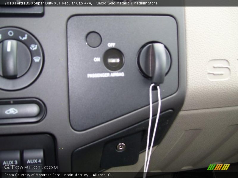 Pueblo Gold Metallic / Medium Stone 2010 Ford F350 Super Duty XLT Regular Cab 4x4