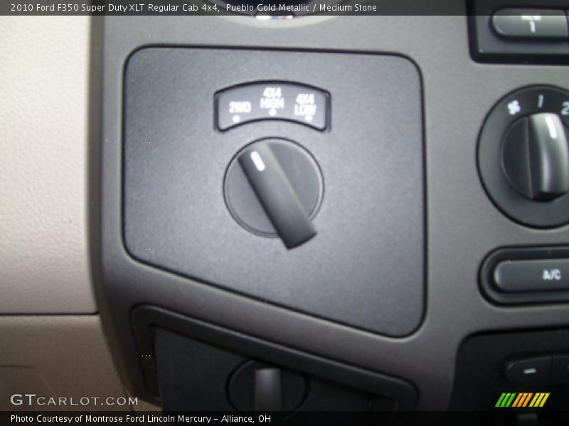 Pueblo Gold Metallic / Medium Stone 2010 Ford F350 Super Duty XLT Regular Cab 4x4