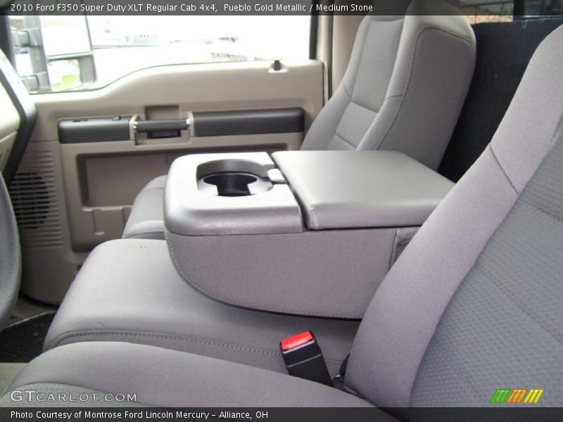 Pueblo Gold Metallic / Medium Stone 2010 Ford F350 Super Duty XLT Regular Cab 4x4