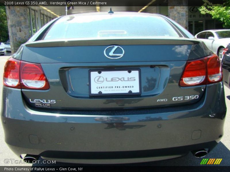 Verdegris Green Mica / Cashmere 2008 Lexus GS 350 AWD