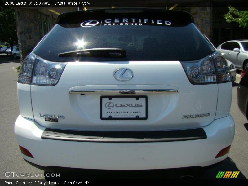 Crystal White / Ivory 2008 Lexus RX 350 AWD