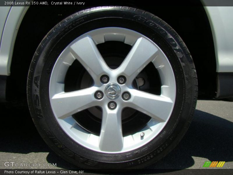 Crystal White / Ivory 2008 Lexus RX 350 AWD