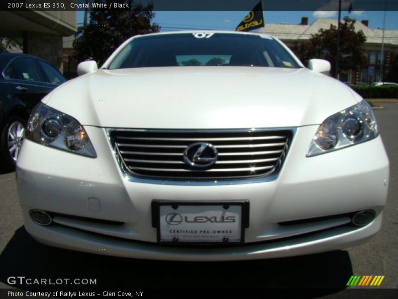Crystal White / Black 2007 Lexus ES 350