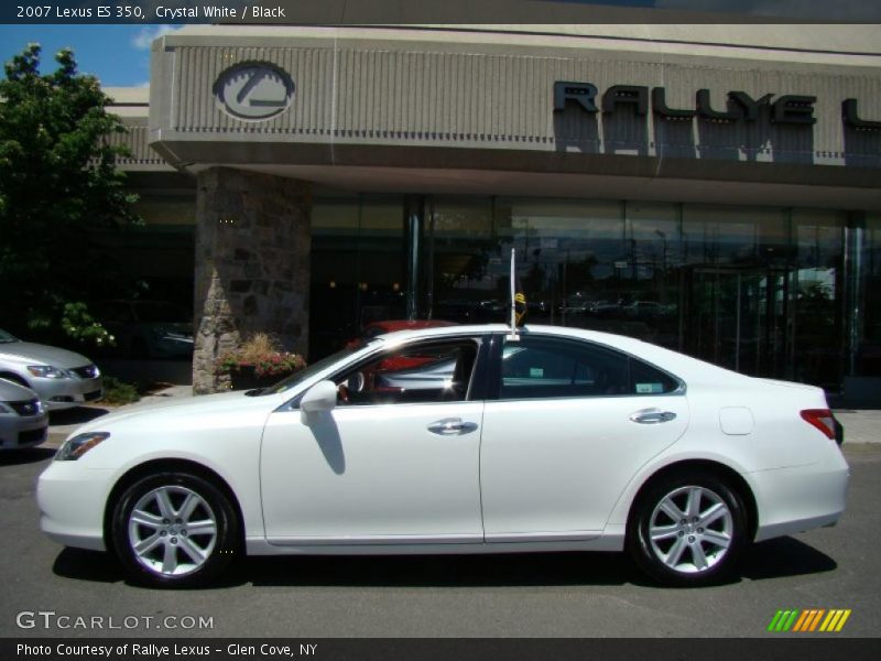Crystal White / Black 2007 Lexus ES 350