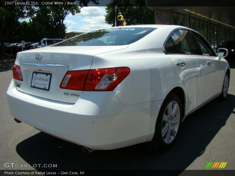 Crystal White / Black 2007 Lexus ES 350