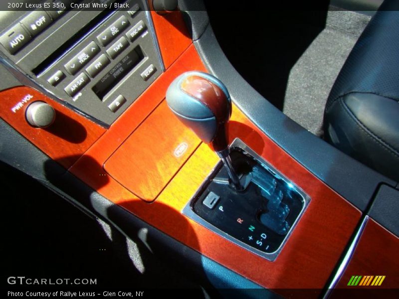 Crystal White / Black 2007 Lexus ES 350