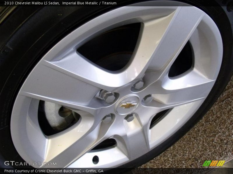 Imperial Blue Metallic / Titanium 2010 Chevrolet Malibu LS Sedan