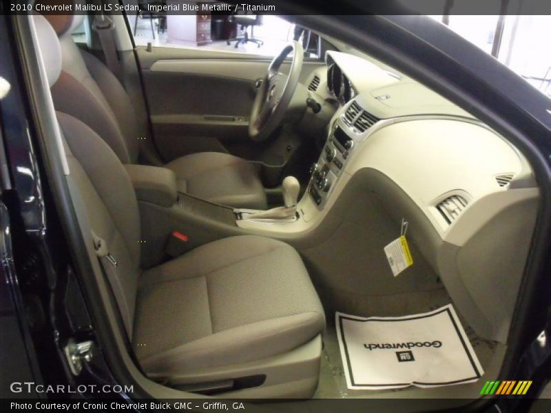 Imperial Blue Metallic / Titanium 2010 Chevrolet Malibu LS Sedan
