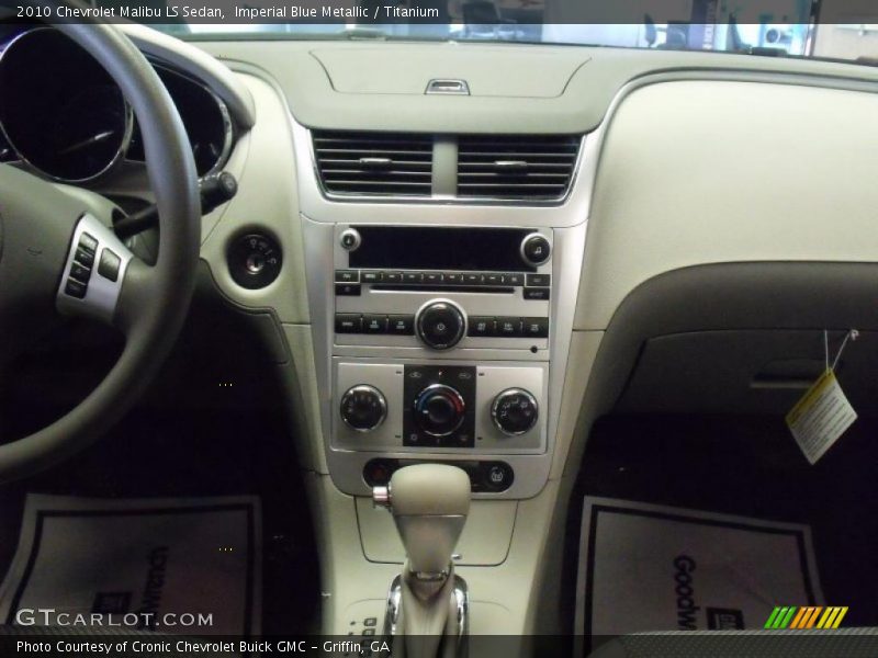 Imperial Blue Metallic / Titanium 2010 Chevrolet Malibu LS Sedan