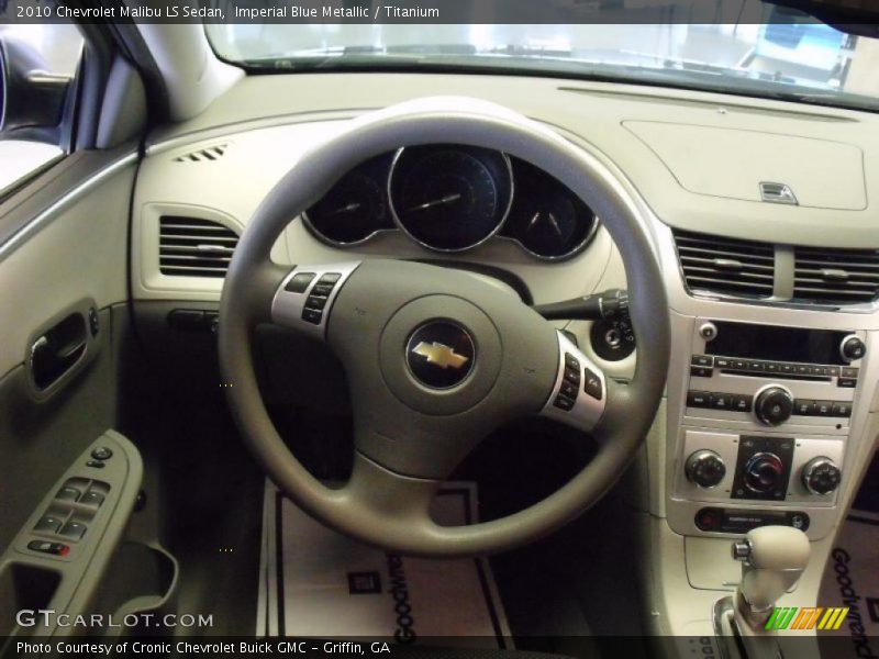 Imperial Blue Metallic / Titanium 2010 Chevrolet Malibu LS Sedan