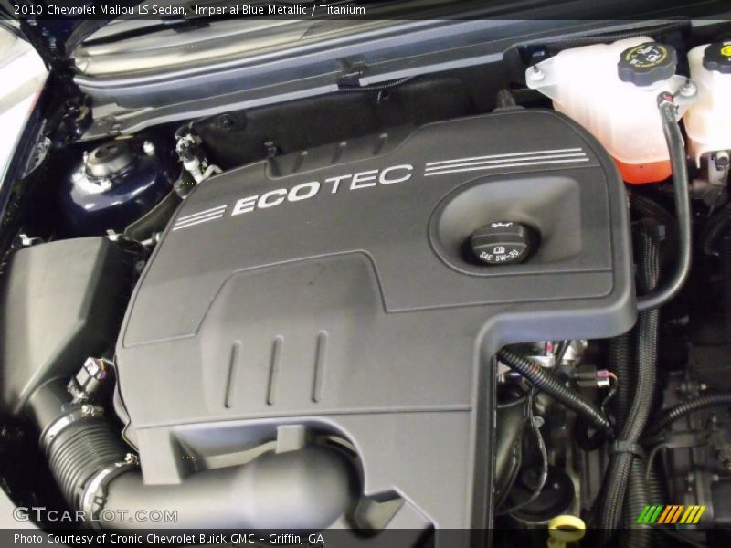 Imperial Blue Metallic / Titanium 2010 Chevrolet Malibu LS Sedan