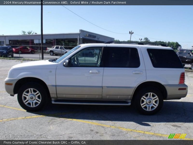 Oxford White / Medium Dark Parchment 2004 Mercury Mountaineer Convenience AWD