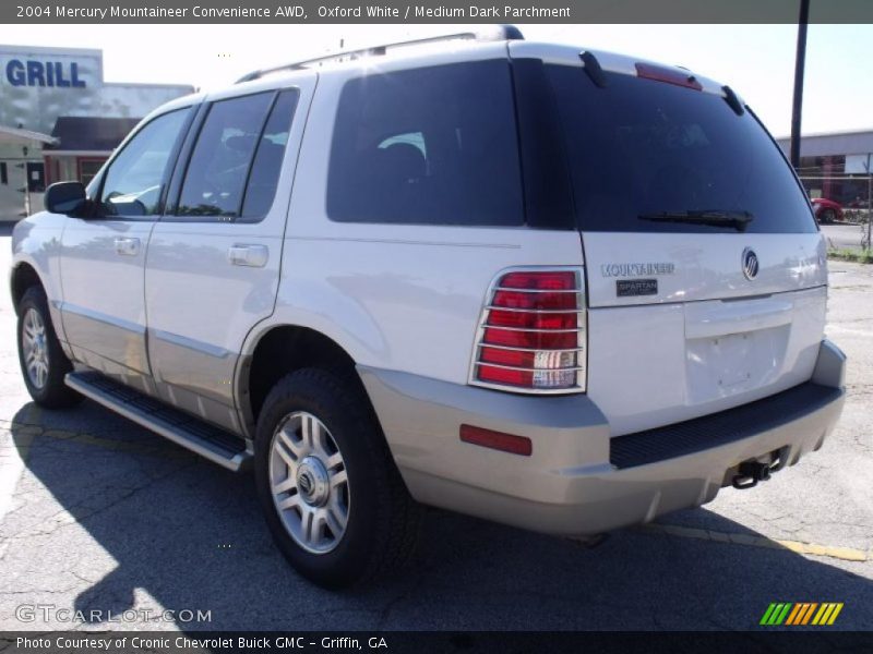 Oxford White / Medium Dark Parchment 2004 Mercury Mountaineer Convenience AWD