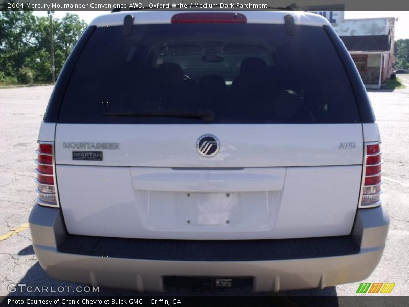 Oxford White / Medium Dark Parchment 2004 Mercury Mountaineer Convenience AWD