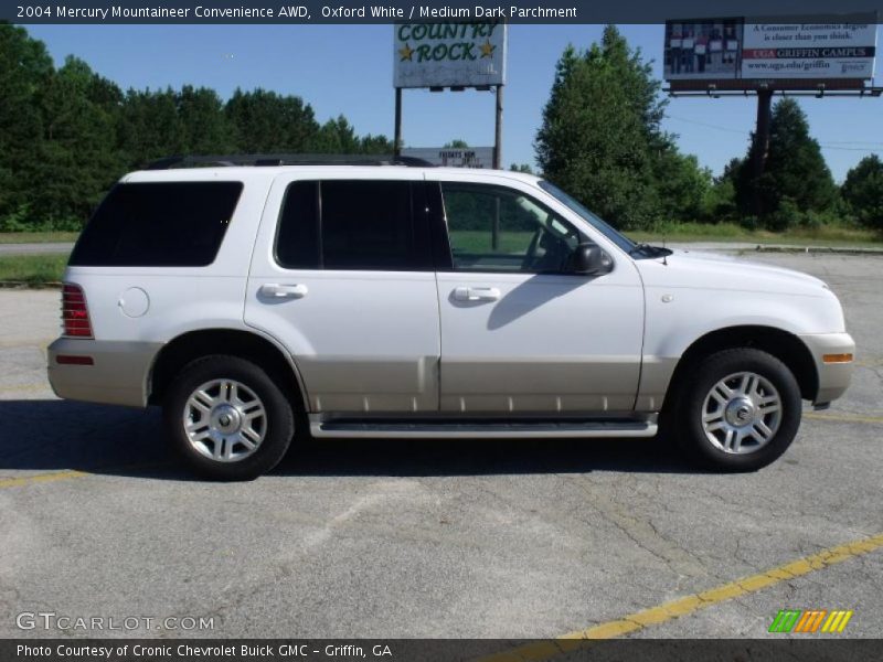 Oxford White / Medium Dark Parchment 2004 Mercury Mountaineer Convenience AWD