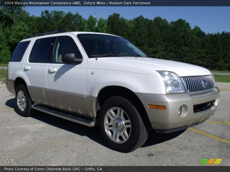 Oxford White / Medium Dark Parchment 2004 Mercury Mountaineer Convenience AWD