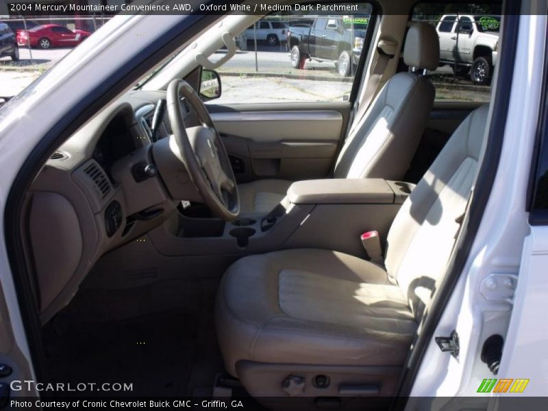 Oxford White / Medium Dark Parchment 2004 Mercury Mountaineer Convenience AWD