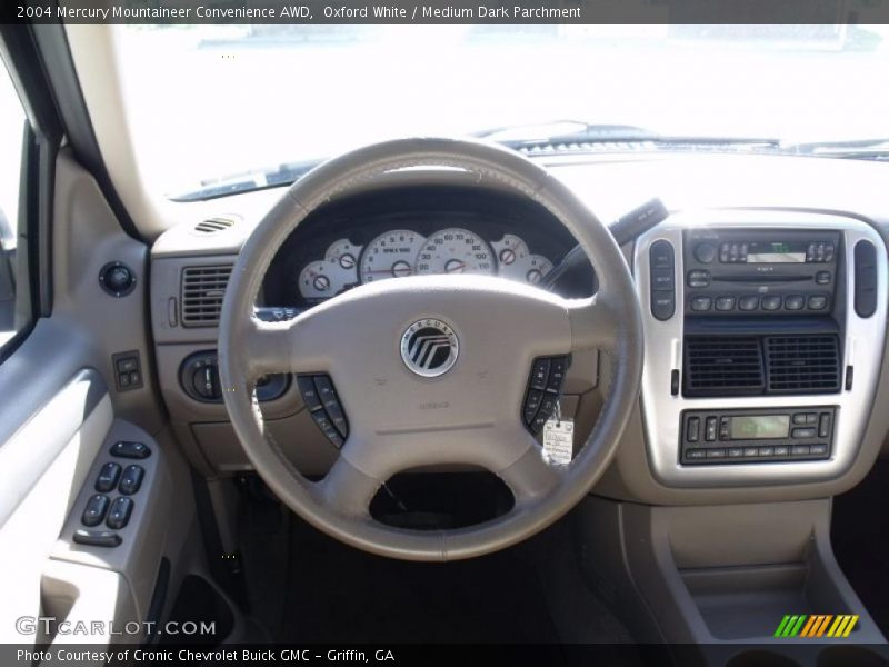 Oxford White / Medium Dark Parchment 2004 Mercury Mountaineer Convenience AWD