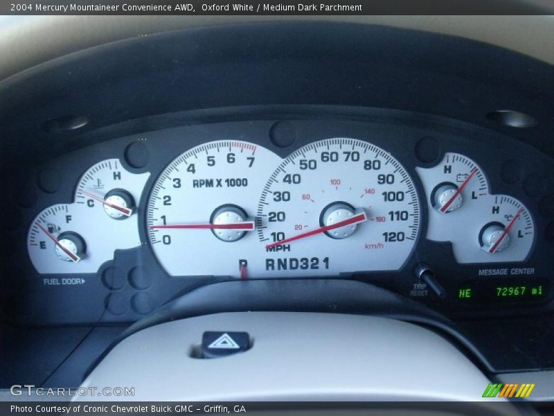 Oxford White / Medium Dark Parchment 2004 Mercury Mountaineer Convenience AWD