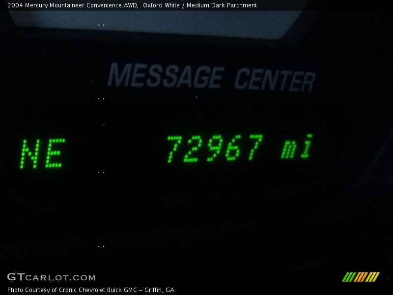 Oxford White / Medium Dark Parchment 2004 Mercury Mountaineer Convenience AWD