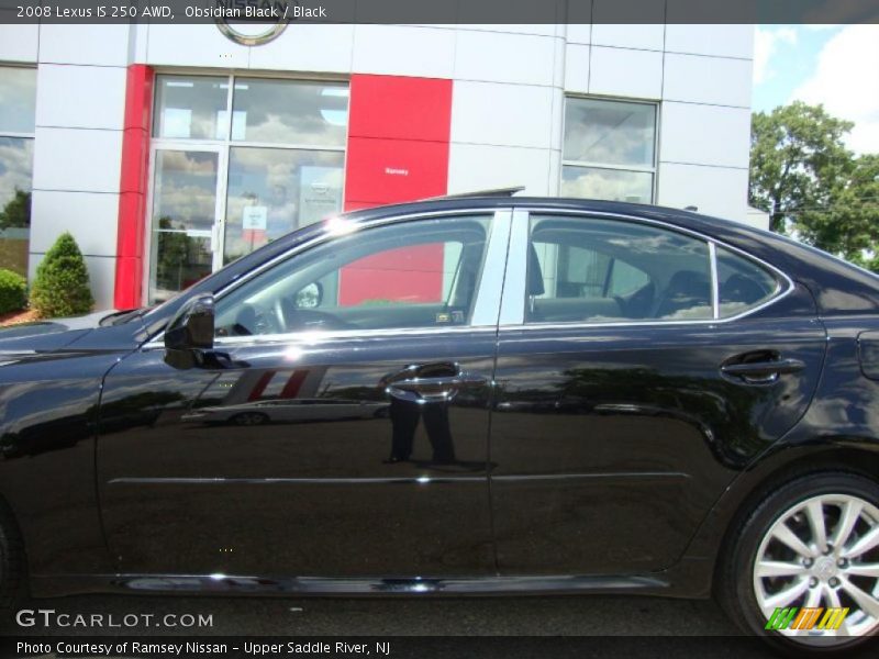 Obsidian Black / Black 2008 Lexus IS 250 AWD