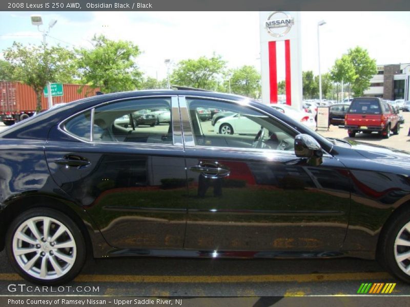 Obsidian Black / Black 2008 Lexus IS 250 AWD