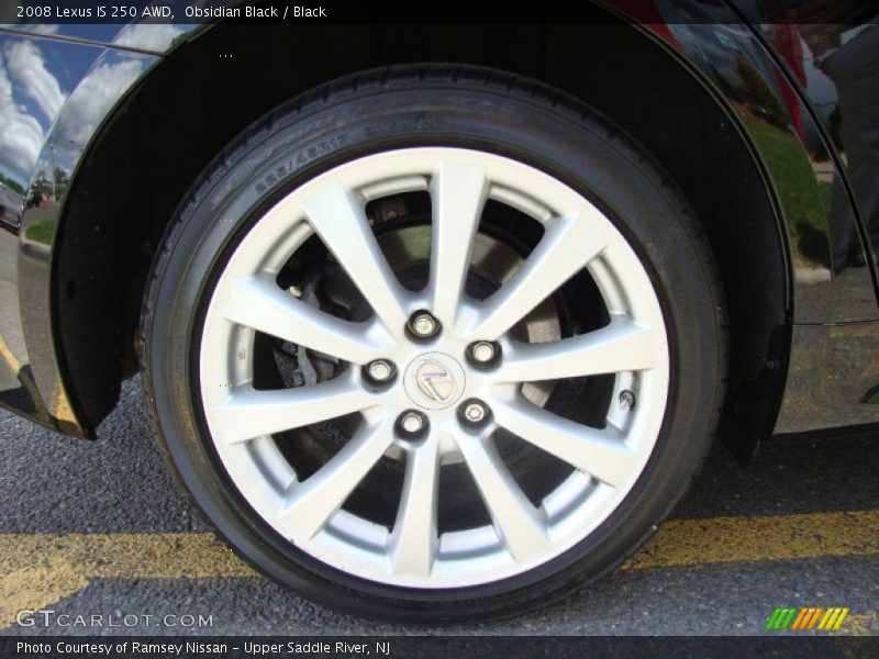 Obsidian Black / Black 2008 Lexus IS 250 AWD