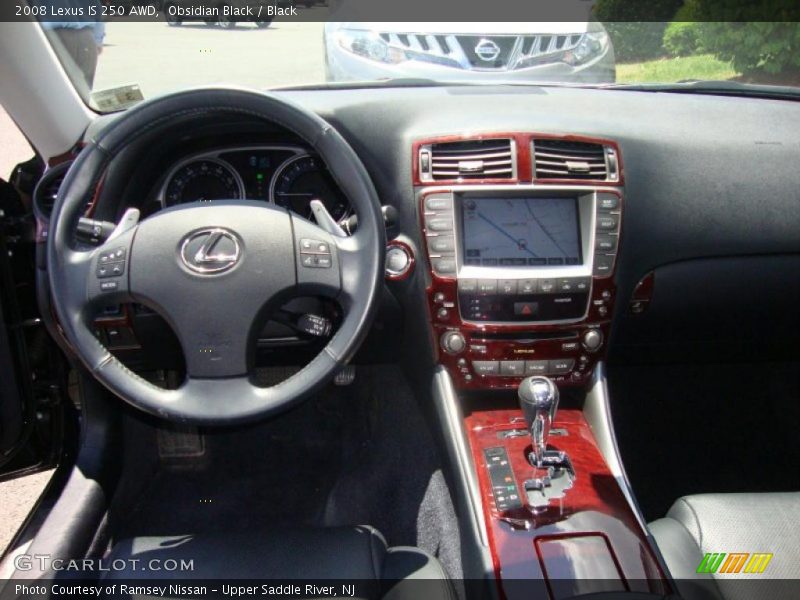Obsidian Black / Black 2008 Lexus IS 250 AWD