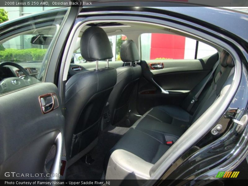 Obsidian Black / Black 2008 Lexus IS 250 AWD