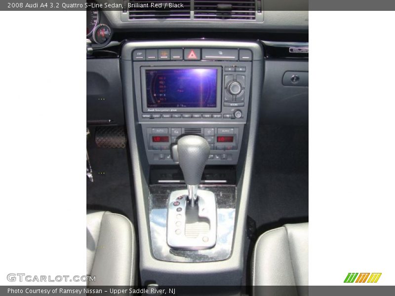 Brilliant Red / Black 2008 Audi A4 3.2 Quattro S-Line Sedan