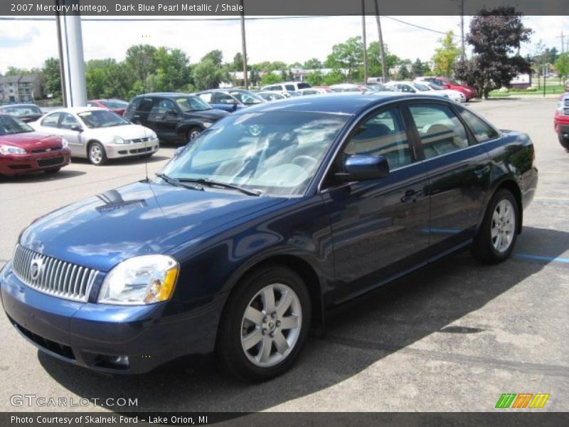 Dark Blue Pearl Metallic / Shale 2007 Mercury Montego