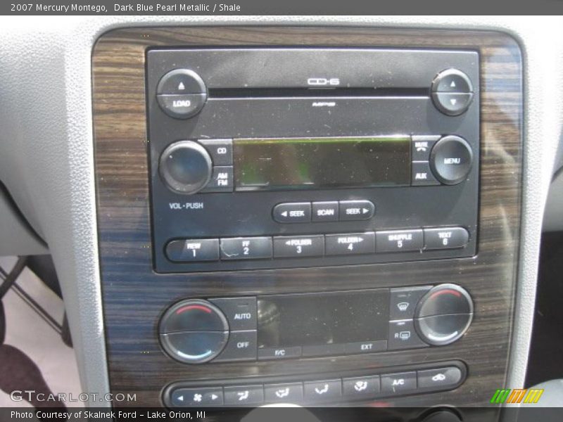 Dark Blue Pearl Metallic / Shale 2007 Mercury Montego
