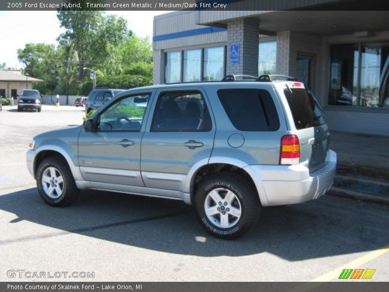 Titanium Green Metallic / Medium/Dark Flint Grey 2005 Ford Escape Hybrid