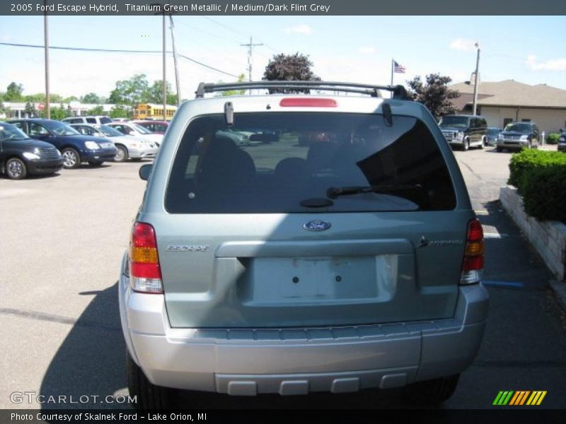 Titanium Green Metallic / Medium/Dark Flint Grey 2005 Ford Escape Hybrid