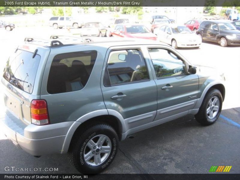 Titanium Green Metallic / Medium/Dark Flint Grey 2005 Ford Escape Hybrid