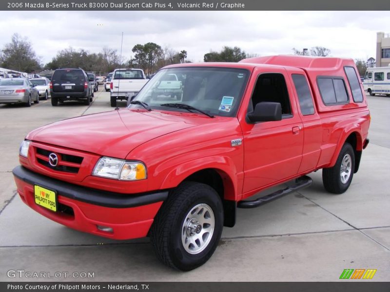 Volcanic Red / Graphite 2006 Mazda B-Series Truck B3000 Dual Sport Cab Plus 4