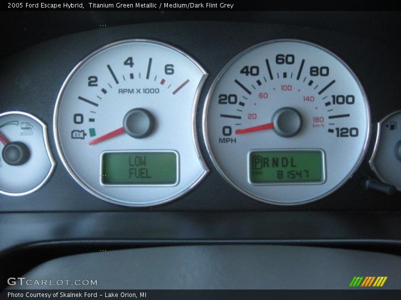Titanium Green Metallic / Medium/Dark Flint Grey 2005 Ford Escape Hybrid