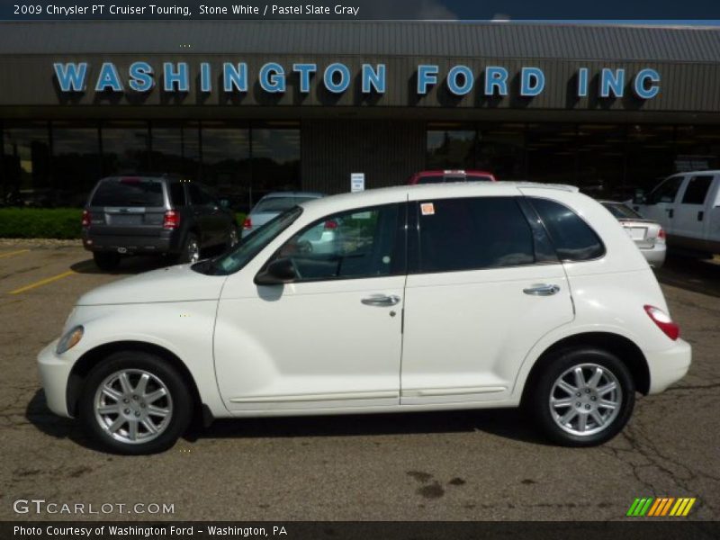 Stone White / Pastel Slate Gray 2009 Chrysler PT Cruiser Touring