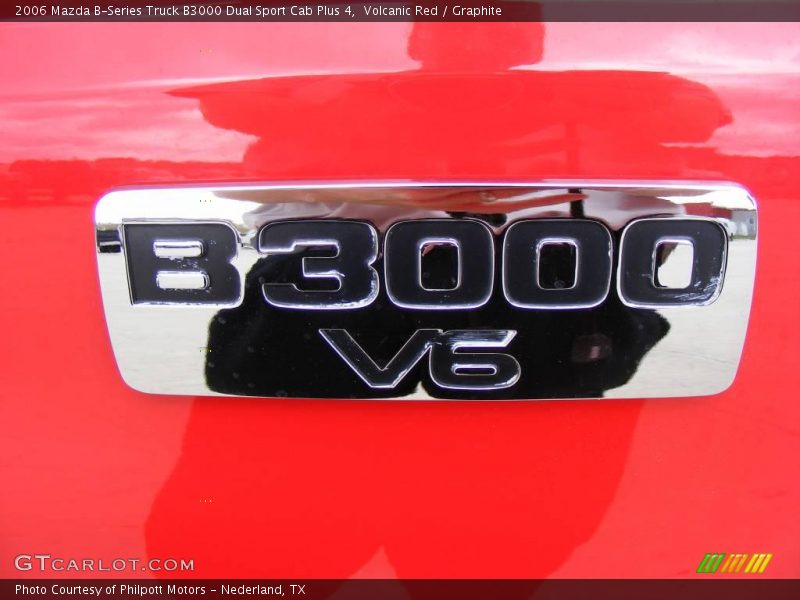 Volcanic Red / Graphite 2006 Mazda B-Series Truck B3000 Dual Sport Cab Plus 4
