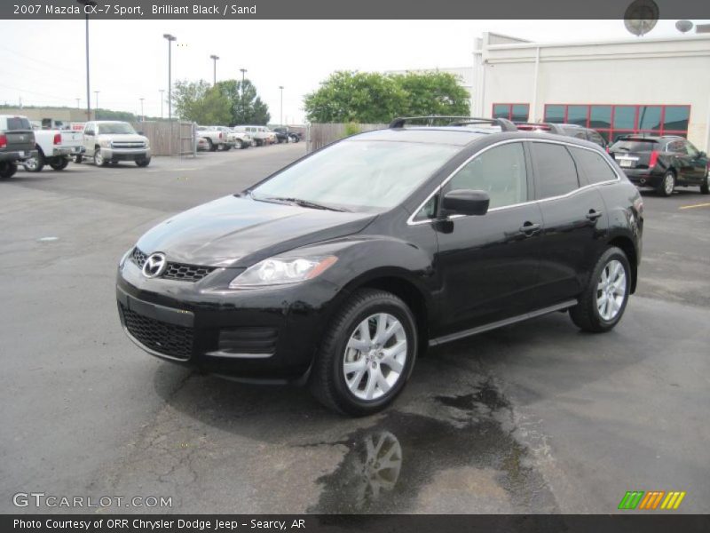 Brilliant Black / Sand 2007 Mazda CX-7 Sport