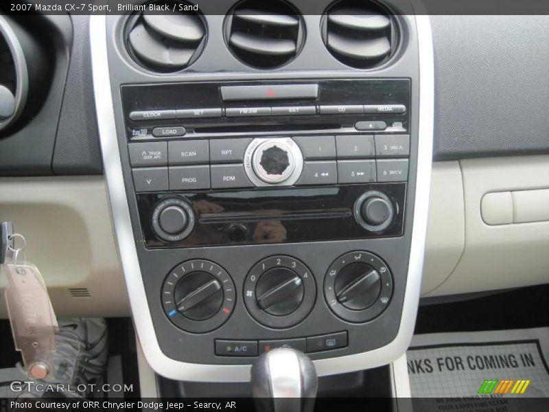 Brilliant Black / Sand 2007 Mazda CX-7 Sport