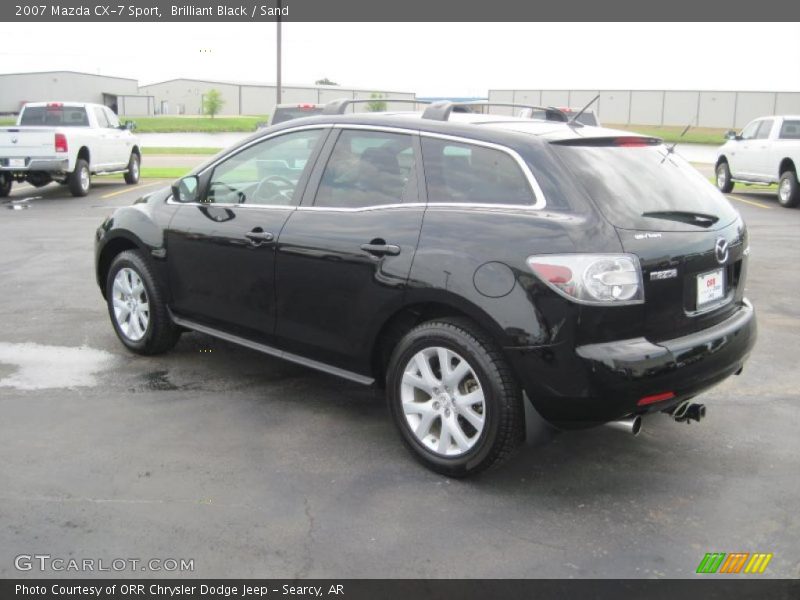 Brilliant Black / Sand 2007 Mazda CX-7 Sport