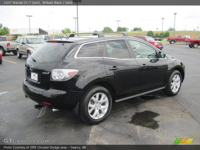 Brilliant Black / Sand 2007 Mazda CX-7 Sport