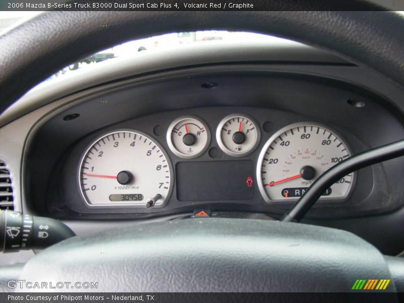 Volcanic Red / Graphite 2006 Mazda B-Series Truck B3000 Dual Sport Cab Plus 4